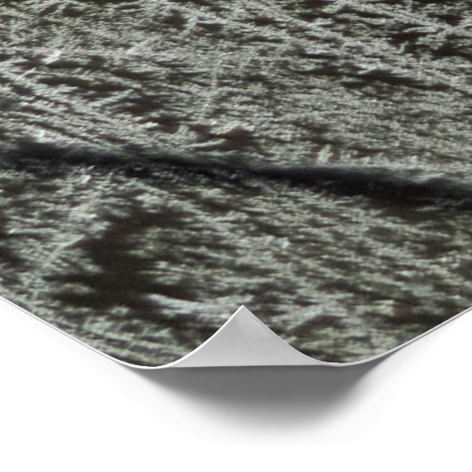 Selectieve focus van sneeuwvlokken poster (Hoek)