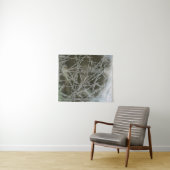 Selectieve focus van sneeuwvlokken wandkleed (In Situ (horizontaal))