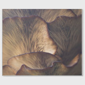 Selectieve focusfoto van paddenstoel cadeaupapier (Vlak)