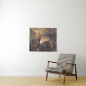 Selectieve focusfoto van paddenstoel wandkleed (In Situ (horizontaal))