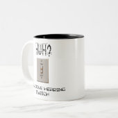 Selectieve hoorschakelaar tweekleurige koffiemok (Voorkant links)