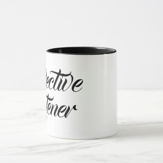 Selectieve luisteraar mok (Midden)