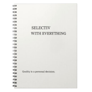 Selectieve Minimalistische Muurkunst Notitieboek