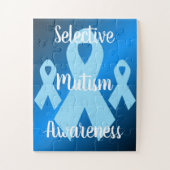 Selectieve Mutisme Drie Ribbons Puzzle Legpuzzel (Verticaal)