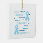 Selectieve Mutisme-stippen Keramisch Ornament (Rechts)