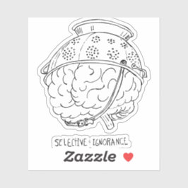 Selectieve Onwetendheid Sticker