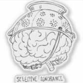 Selectieve Onwetendheid Sticker (Voorkant)