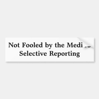 Selectieve rapportering van media bumpersticker