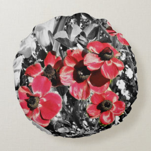 Selectieve schoonheid - Anemone bloesems rond kuss Kussen