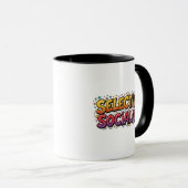 Selectieve Sociëteit Funny Introvert Retro Stripve Mok (Voorkant rechts)