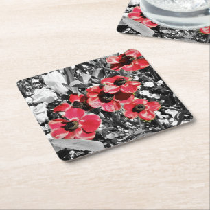 Selective Beauty - Anemone Blossoms Papier Onderze Kartonnen Onderzetters