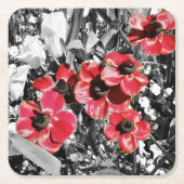 Selective Beauty - Anemone Blossoms Papier Onderze Kartonnen Onderzetters (Voorkant)