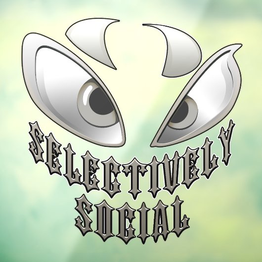 Selectively Social Raamsticker (Vel 3)