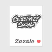 Selectively Social Sticker (Vel)