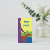 Selena in Bright kleuren - Visitekaartjes (Staand voorkant)