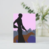 Selena in Donkere kleuren - Briefkaarten (Staand voorkant)