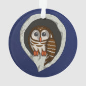 Selene de Uil Acryl Ornament (achterkant)