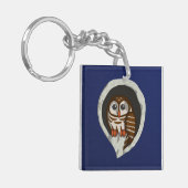 Selene de Uil Acryl Sleutelhanger (Voorkant Links)