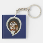 Selene de Uil Acryl Sleutelhanger (Achterkant)