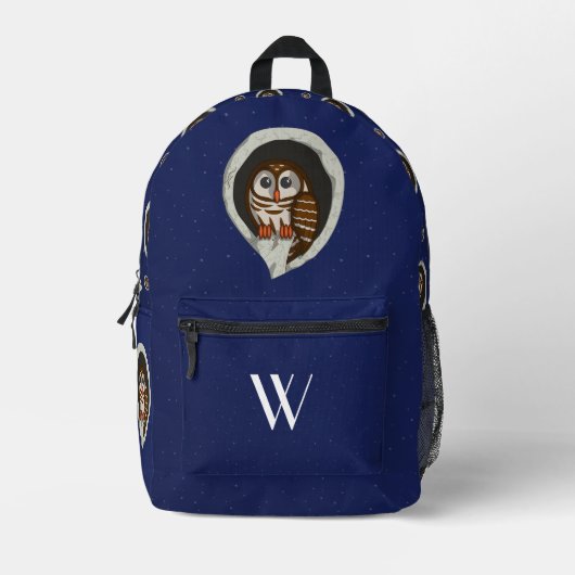 Selene de Uil Bedrukte Rugzak (Voorkant)