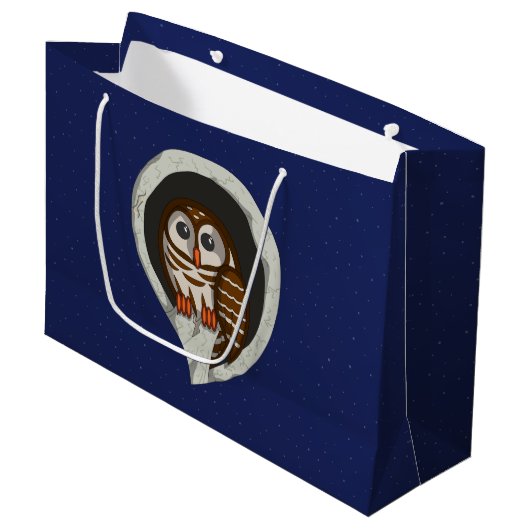 Selene de Uil Gift Bag Groot Cadeauzakje (Voorkant Gekanteld)