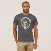 Selene de Uil Heren Donker T-shirt (Voorkant volledig)