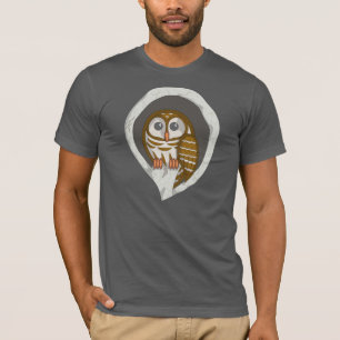 Selene de Uil Heren Donker T-shirt