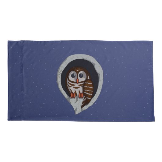 Selene de Uil Kussensloop (Achterkant)
