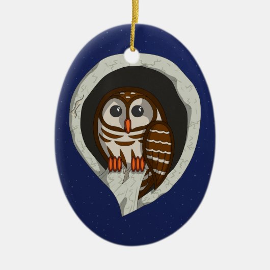 Selene de uil ornament (Voorkant)