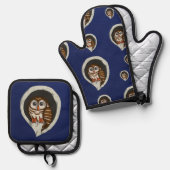 Selene de Uil Ovenwant & Pannenlap Set (Voorkant / Achterkant)