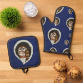 Selene de Uil Ovenwant & Pannenlap Set (Top down)