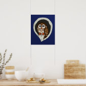 Selene de Uil Poster (Keuken)