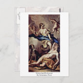 Selene en Endymion, van Sebastiano Ricci Briefkaart (Voorkant / Achterkant)