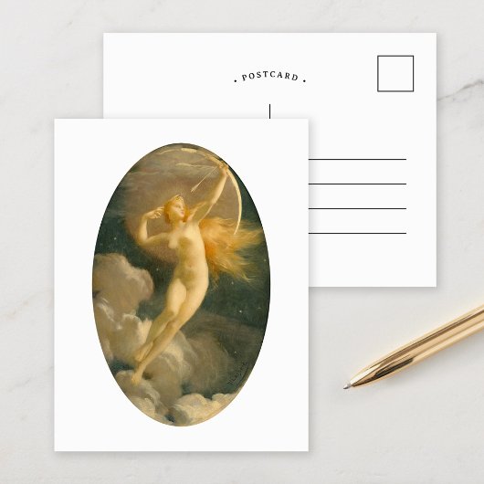 Selene, godin van de maan | Jules Machard Briefkaart