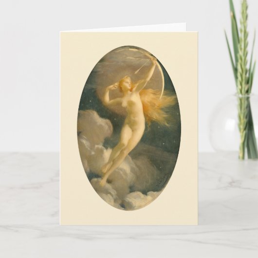 Selene, godin van de maan | Jules Machard Kaart (Voorkant)