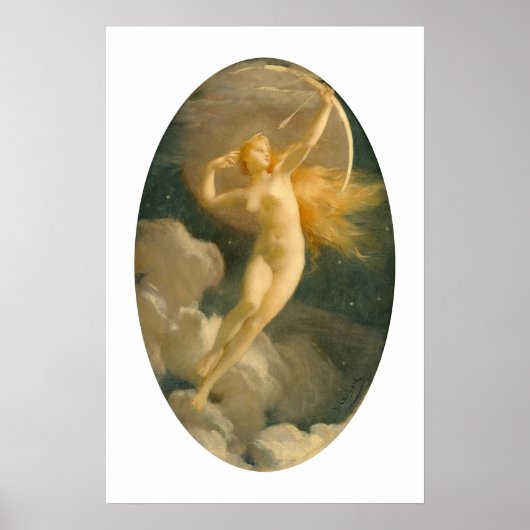 Selene, Godin van de Maan | Jules Machard Poster (Voorkant)