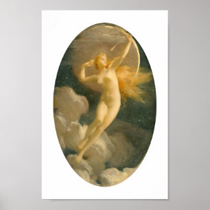 Selene, godin van de maan Jules Machard Poster