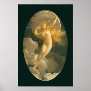 Selene, godin van de maan Jules Machard Poster