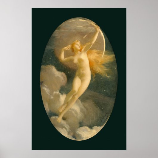 Selene, Godin van de Maan | Jules Machard Poster (Voorkant)