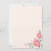 Selene Invitation twee Kaart (Achterkant)