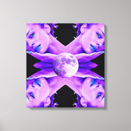 Selene Maan Godin Canvas Afdruk