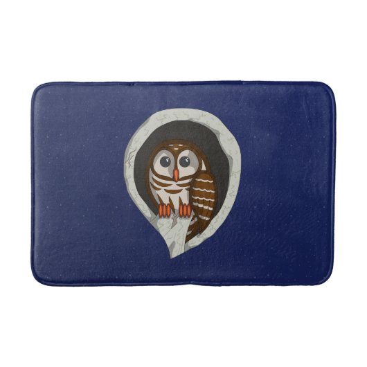 Selene the Owl Bath Mat (Voorkant)