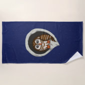 Selene the Owl Beach Towel Strandlaken (Voorkant)