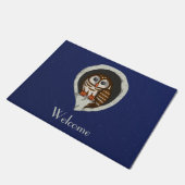 Selene the Owl Doormat Deurmat (Schuin)