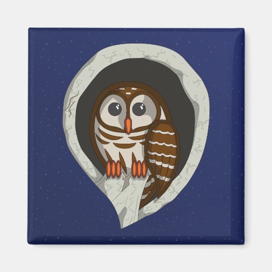 Selene the Owl Magnet (Voorkant)