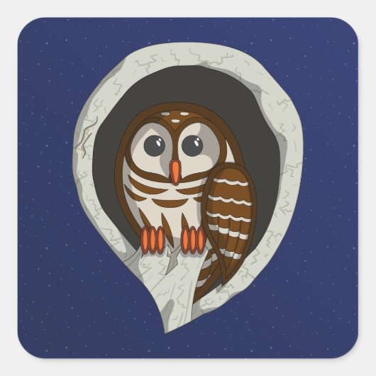 Selene the Owl Sticker (Voorkant)