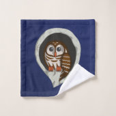 Selene the Owl Towel Set Bad Handdoek (Wasdoekje)