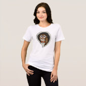 Selene the Owl Women's Light Shirt (Voorkant volledig)