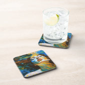 "Selene" - Vrouwen in het water Bier Onderzetter (Rechterzijde)