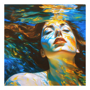"Selene" - Vrouwen in het water Foto Afdruk